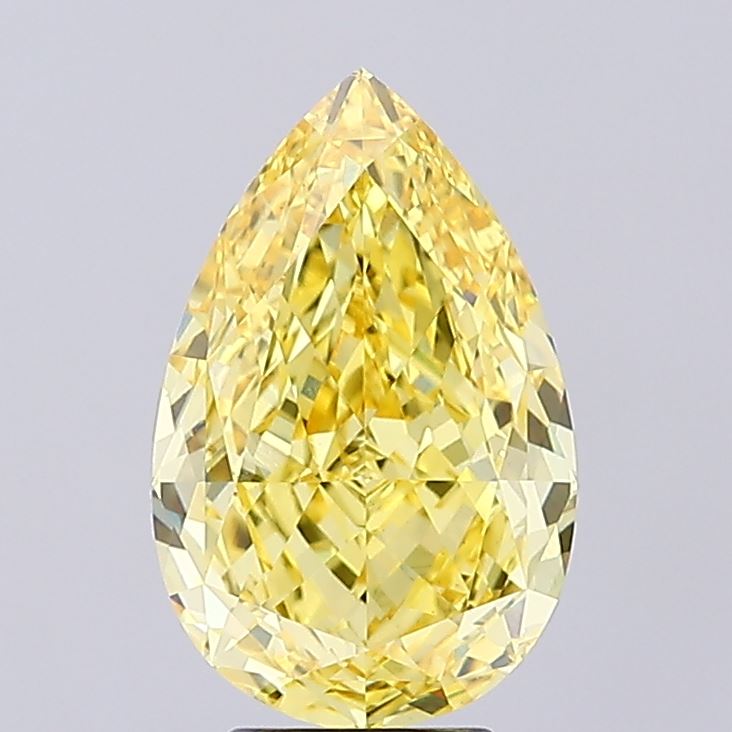 5.04 Carat Pear Shaped, Ideal Cut, VVS2 Clarity, IGI Certified Lab Grown Diamond