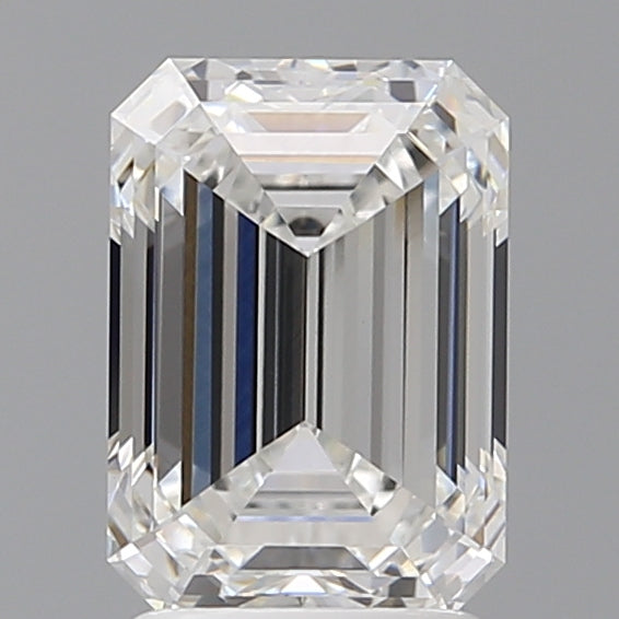 2.54 Carat Emerald Shaped, Ideal Cut, D Color, VVS2 Clarity, IGI Certified Lab Grown Diamond