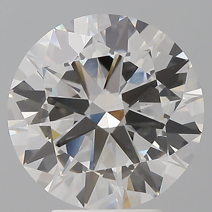 4.00 Carat Round Shaped, Excellent Cut, E Color, VS1 Clarity, IGI Certified Lab Grown Diamond