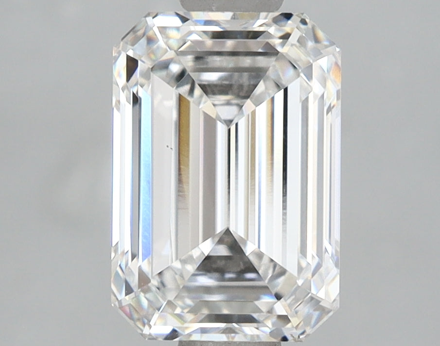 2.61 Carat Emerald Shaped, Ideal Cut, D Color, VVS1 Clarity, IGI Certified Lab Grown Diamond