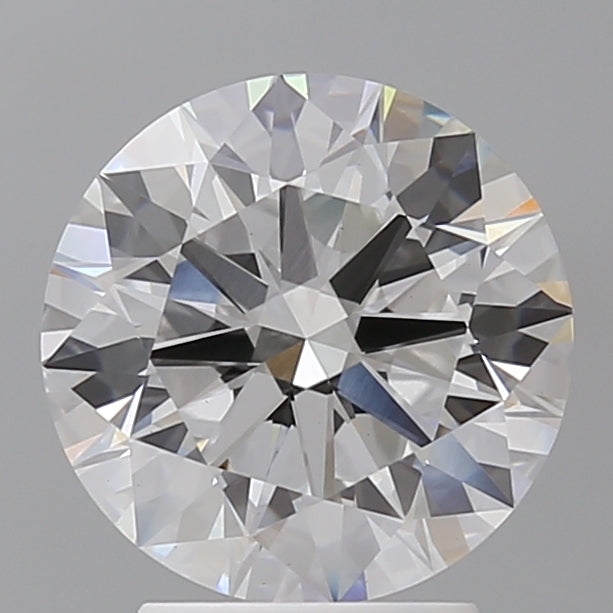 3.09 Carat Round Shaped, Ideal Cut, E Color, VVS2 Clarity, IGI Certified Lab Grown Diamond