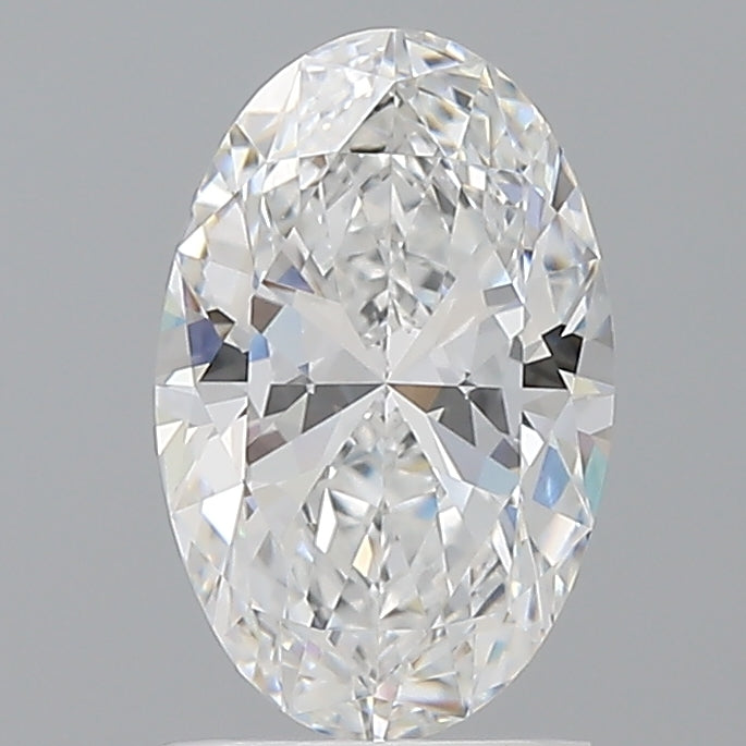 1.60 Carat Oval Shaped, Ideal Cut, D Color, VVS2 Clarity, IGI Certified Lab Grown Diamond