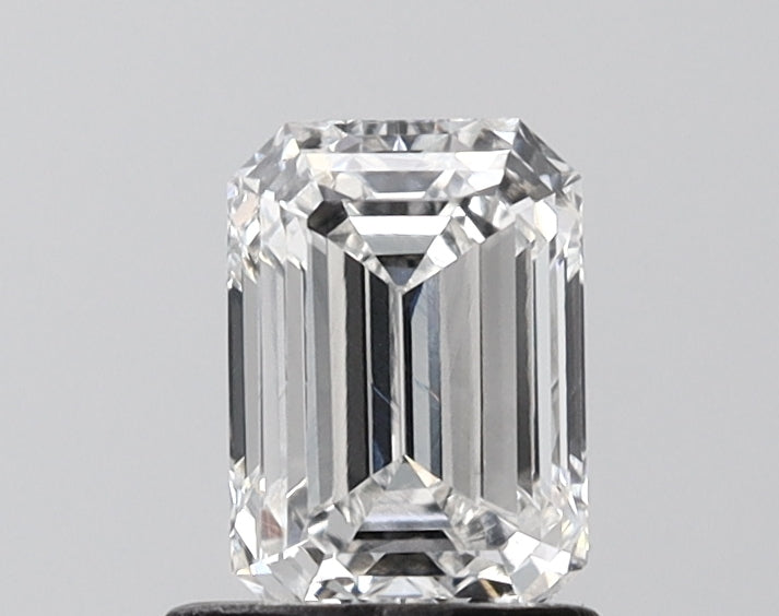 1.07 Carat Emerald Shaped, Ideal Cut, E Color, VS1 Clarity, IGI Certified Lab Grown Diamond