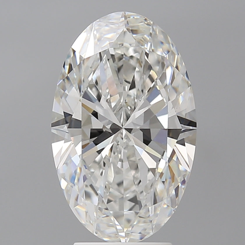 4.06 Carat Oval Shaped, Ideal Cut, F Color, VS1 Clarity, IGI Certified Lab Grown Diamond