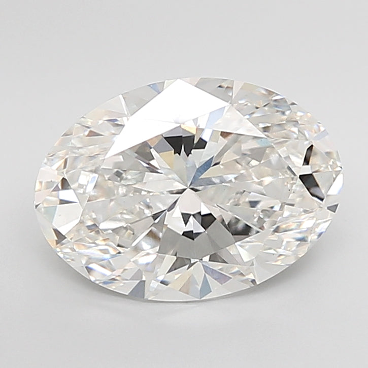 5.00 Carat Oval Shaped, Ideal Cut, F Color, VS1 Clarity, IGI Certified Lab Grown Diamond