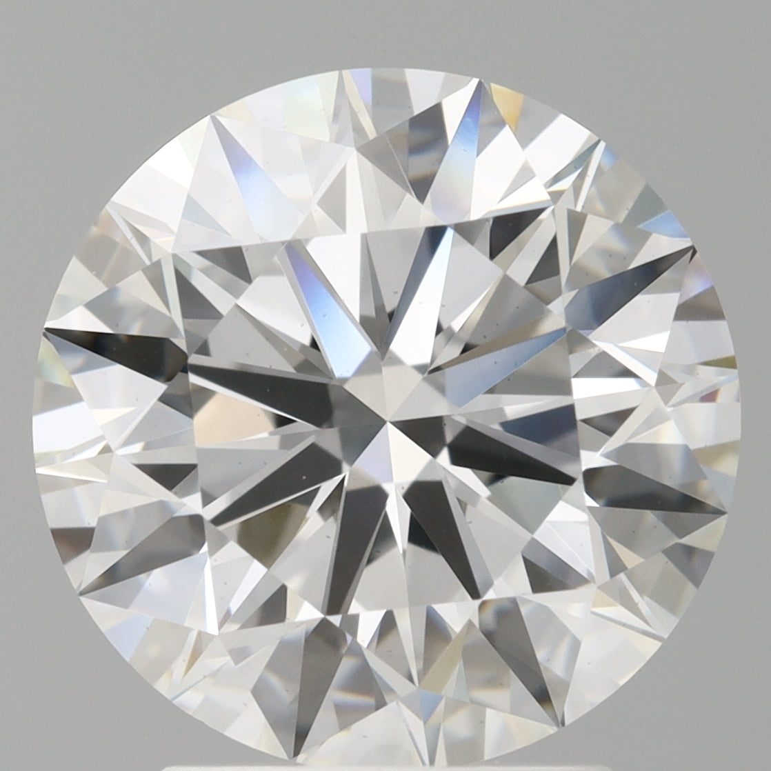3.09 Carat Round Shaped, Ideal Cut, E Color, VS1 Clarity, IGI Certified Lab Grown Diamond