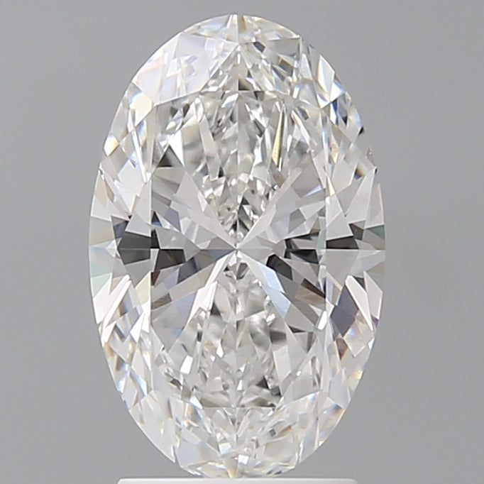 2.50 Carat Oval Shaped, Ideal Cut, F Color, VVS1 Clarity, IGI Certified Lab Grown Diamond