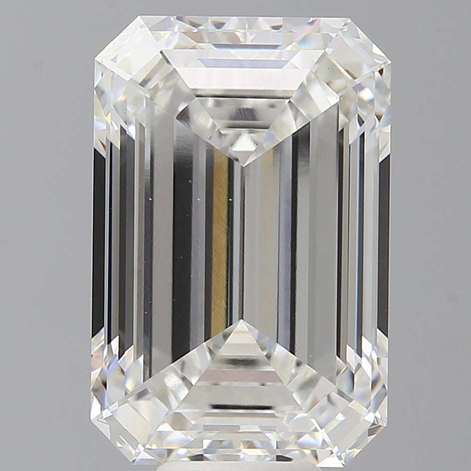 11.59 Carat Emerald Shaped, Ideal Cut, F Color, VS1 Clarity, IGI Certified Lab Grown Diamond