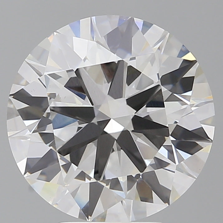 6.05 Carat Round Shaped, Excellent Cut, F Color, VS1 Clarity, IGI Certified Lab Grown Diamond