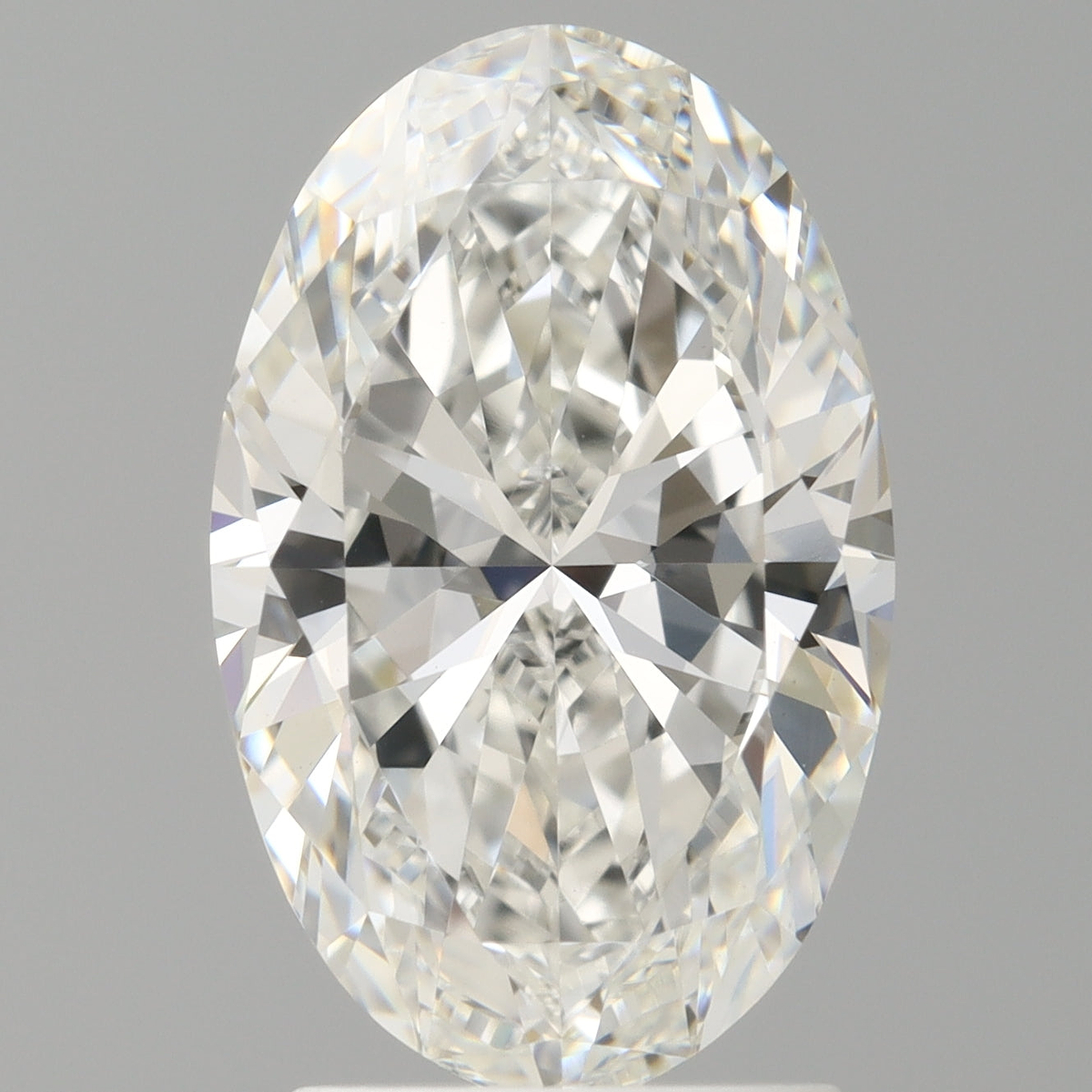 2.58 Carat Oval Shaped, Ideal Cut, F Color, VVS2 Clarity, IGI Certified Lab Grown Diamond