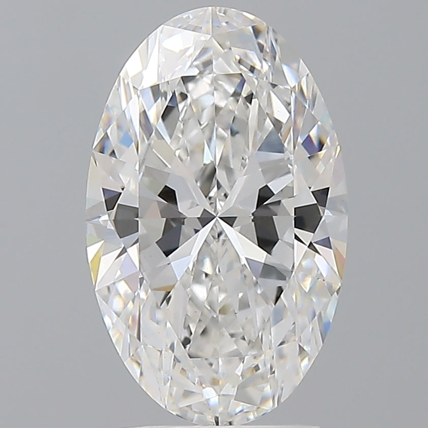 3.02 Carat Oval Shaped, Ideal Cut, E Color, VS1 Clarity, IGI Certified Lab Grown Diamond