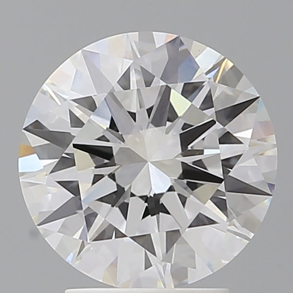 3.02 Carat Round Shaped, Excellent Cut, E Color, VVS2 Clarity, IGI Certified Lab Grown Diamond