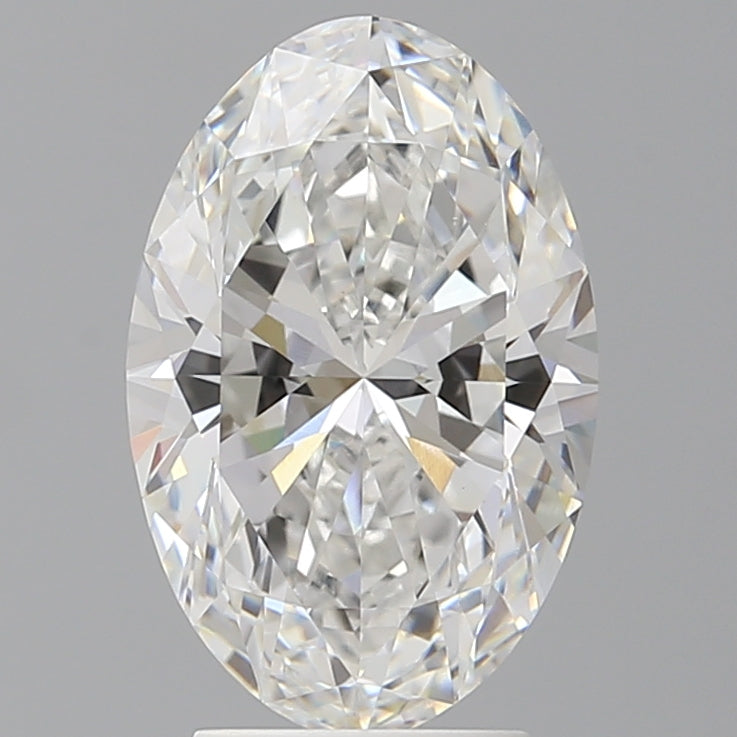 3.50 Carat Oval Shaped, Ideal Cut, E Color, VVS2 Clarity, IGI Certified Lab Grown Diamond