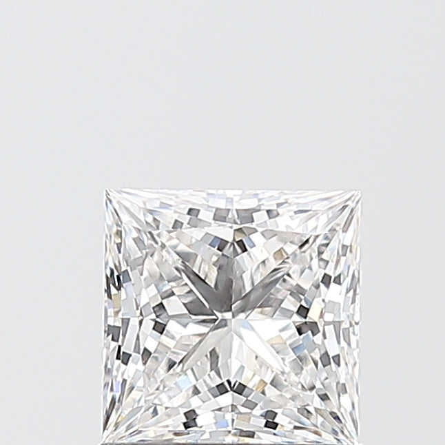 1.10 Carat Princess Shaped, Ideal Cut, E Color, VVS2 Clarity, IGI Certified Lab Grown Diamond