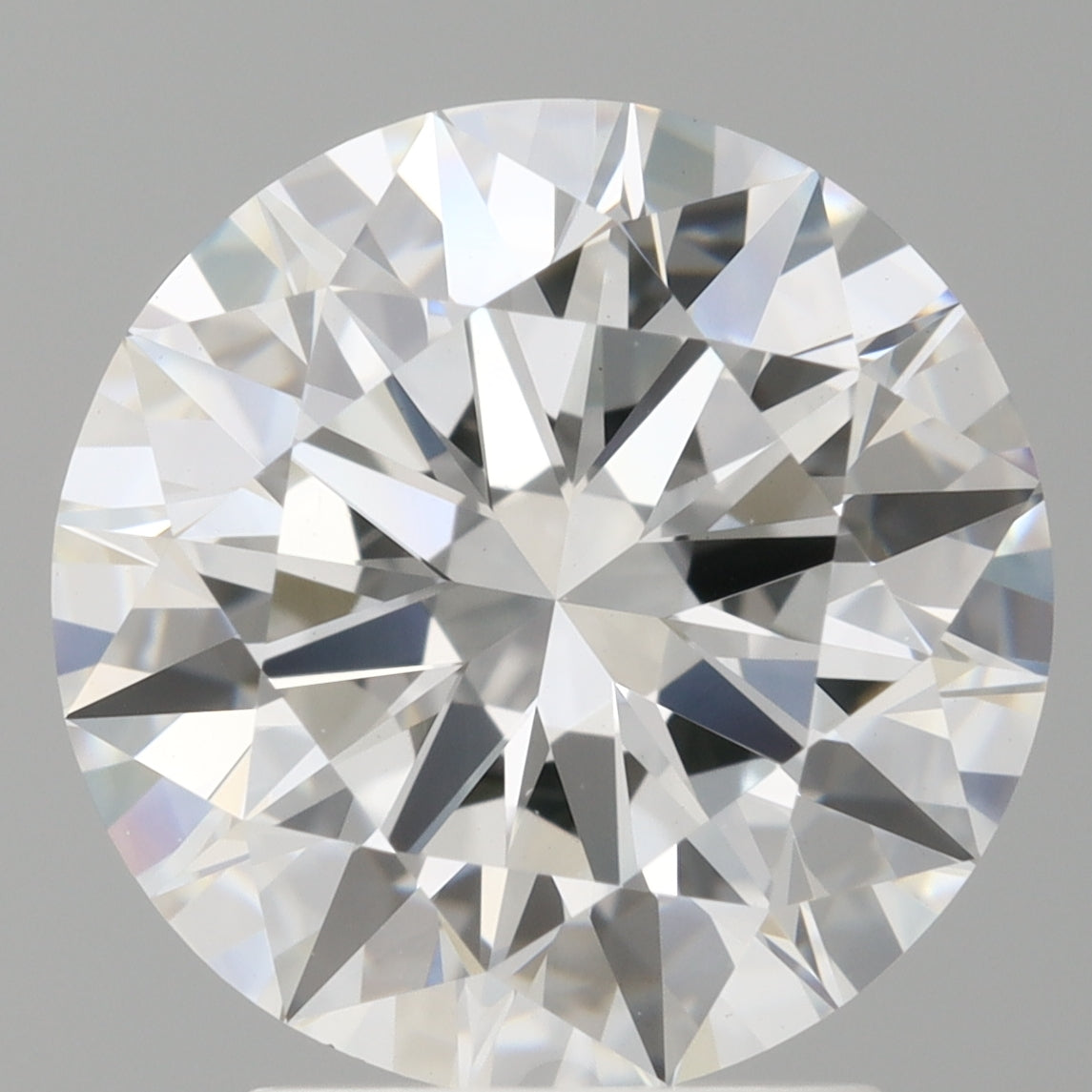 3.03 Carat Round Shaped, Ideal Cut, E Color, VVS2 Clarity, IGI Certified Lab Grown Diamond