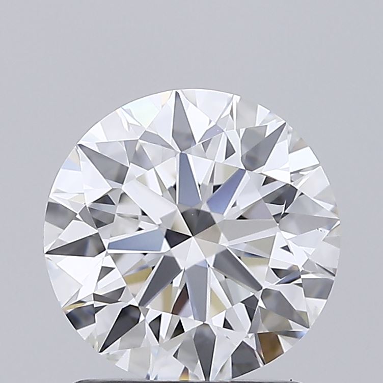 1.50 Carat Round Shaped, Ideal Cut, D Color, VS1 Clarity, IGI Certified Lab Grown Diamond