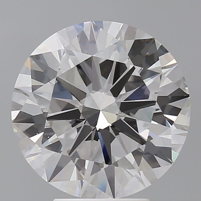 5.02 Carat Round Shaped, Excellent Cut, F Color, VS1 Clarity, IGI Certified Lab Grown Diamond