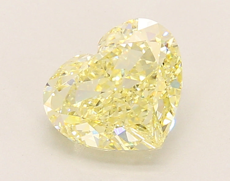 1.64 Carat Heart Shaped, Very Good Cut, VVS2 Clarity, IGI Certified Lab Grown Diamond