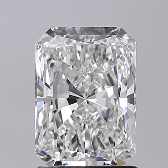 1.52 Carat Radiant Shaped, Excellent Cut, E Color, VVS2 Clarity, IGI Certified Lab Grown Diamond