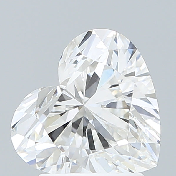 2.07 Carat Heart Shaped, Ideal Cut, E Color, VVS2 Clarity, IGI Certified Lab Grown Diamond