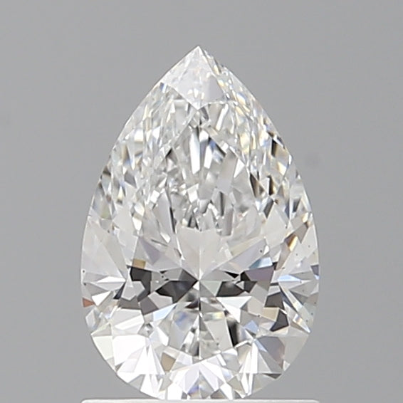 1.10 Carat Pear Shaped, Ideal Cut, D Color, VS1 Clarity, IGI Certified Lab Grown Diamond