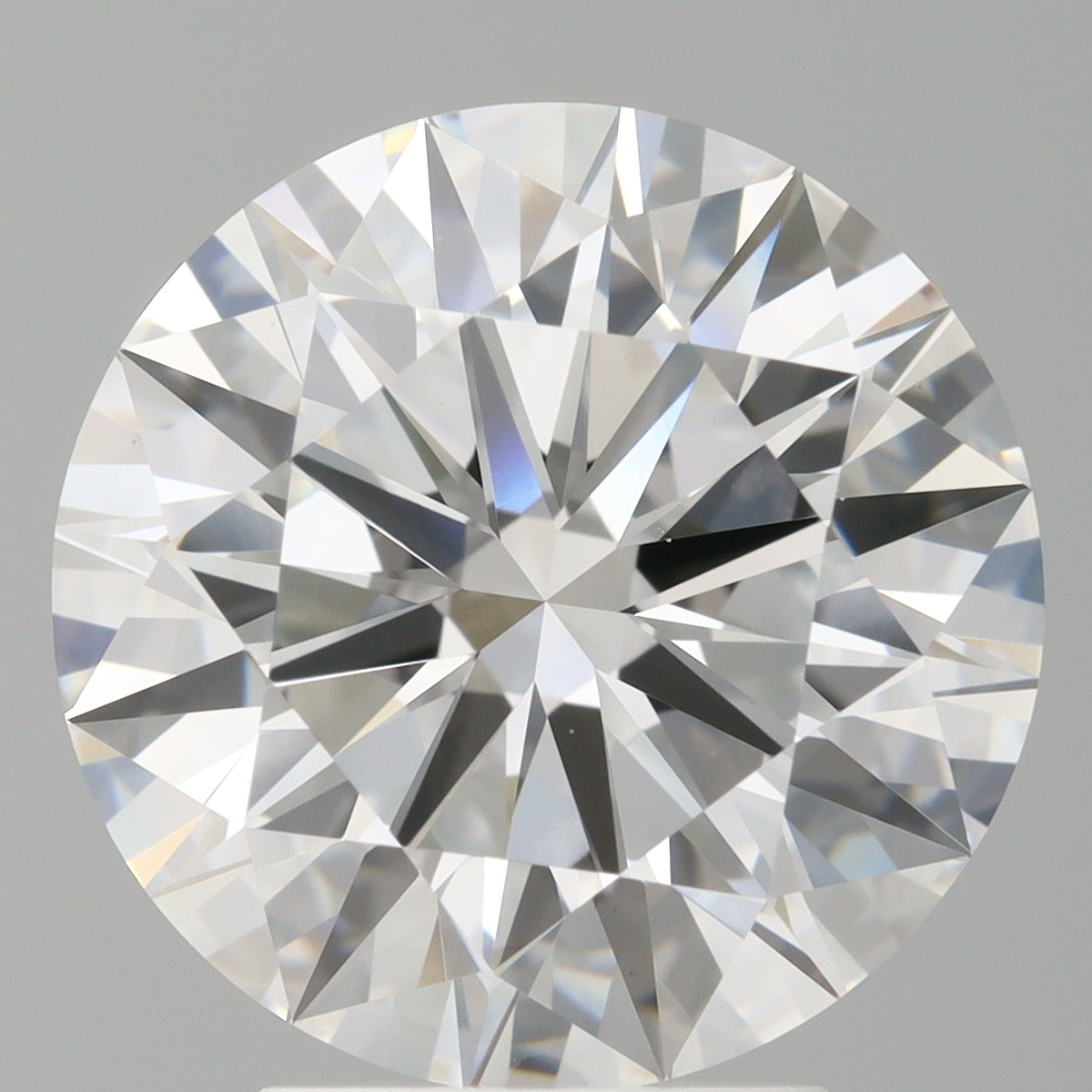 4.10 Carat Round Shaped, Ideal Cut, E Color, VVS2 Clarity, IGI Certified Lab Grown Diamond