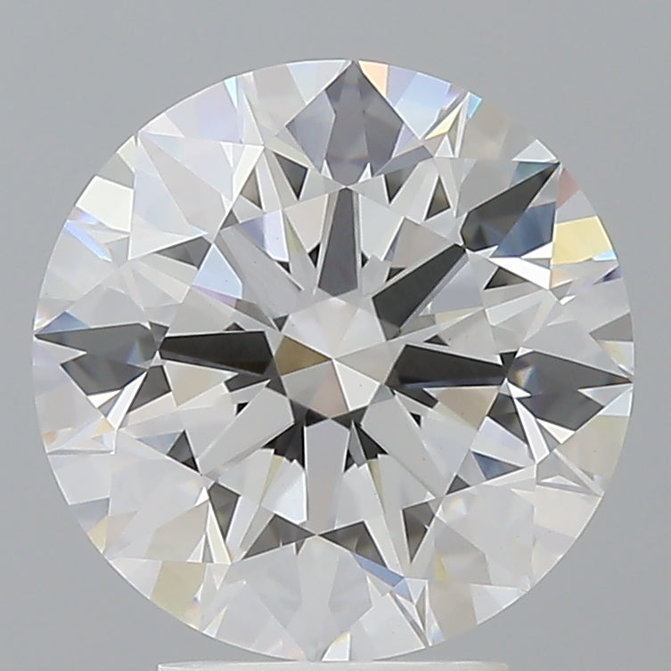 4.09 Carat Round Shaped, Ideal Cut, E Color, VVS2 Clarity, IGI Certified Lab Grown Diamond