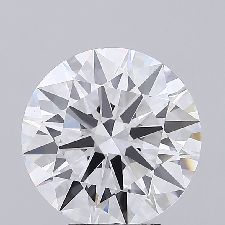 5.22 Carat Round Shaped, Ideal Cut, E Color, VVS2 Clarity, IGI Certified Lab Grown Diamond