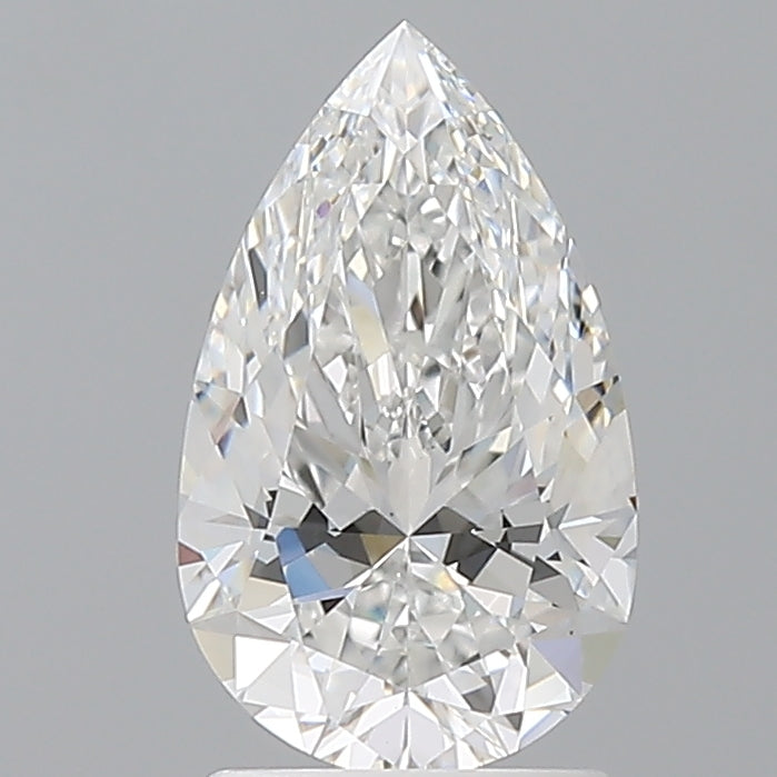 1.52 Carat Pear Shaped, Ideal Cut, E Color, VVS2 Clarity, IGI Certified Lab Grown Diamond