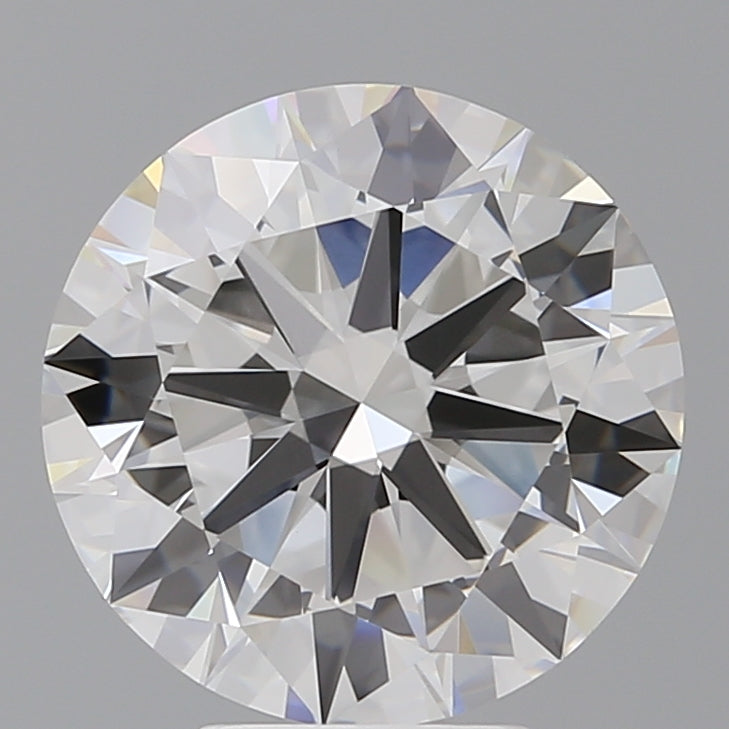 5.54 Carat Round Shaped, Excellent Cut, F Color, VVS2 Clarity, IGI Certified Lab Grown Diamond