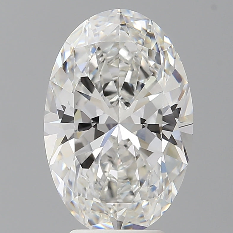 4.09 Carat Oval Shaped, Ideal Cut, E Color, VVS2 Clarity, IGI Certified Lab Grown Diamond