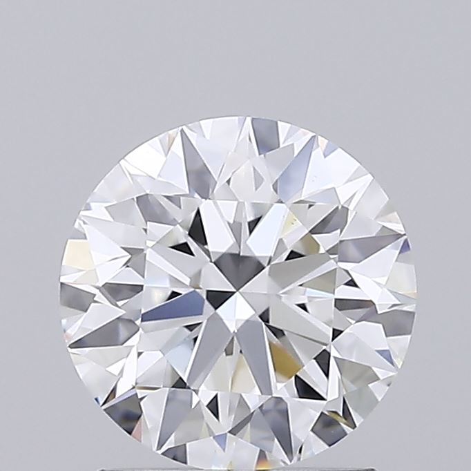 1.53 Carat Round Shaped, Ideal Cut, D Color, VS1 Clarity, IGI Certified Lab Grown Diamond