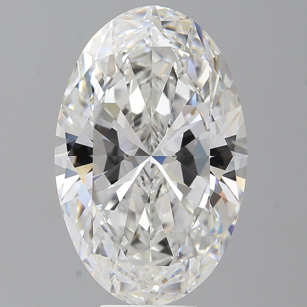 9.59 Carat Oval Shaped, Ideal Cut, E Color, VVS2 Clarity, IGI Certified Lab Grown Diamond