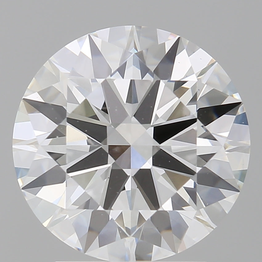 3.01 Carat Round Shaped, Ideal Cut, E Color, VVS2 Clarity, IGI Certified Lab Grown Diamond