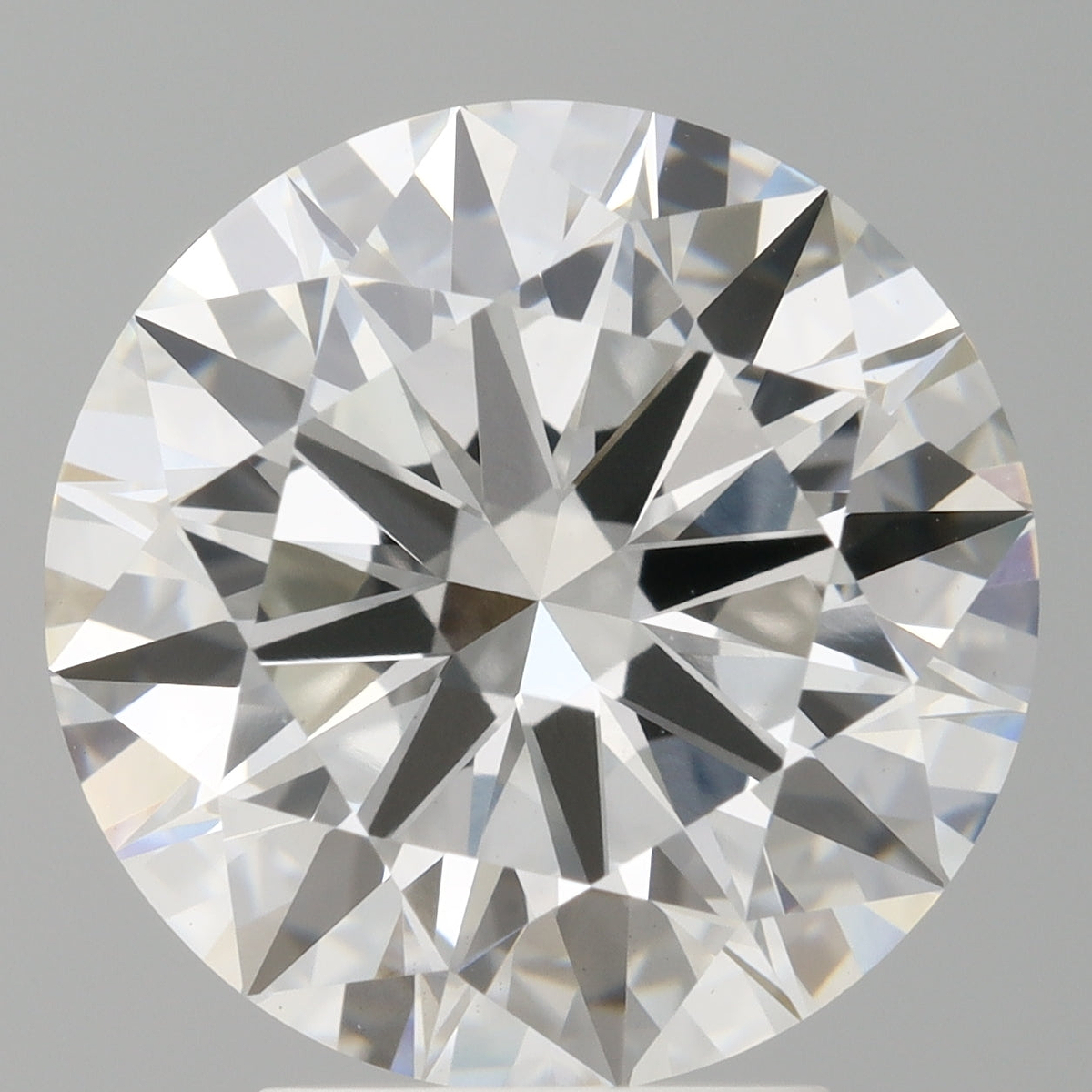 4.04 Carat Round Shaped, Ideal Cut, F Color, VVS2 Clarity, IGI Certified Lab Grown Diamond