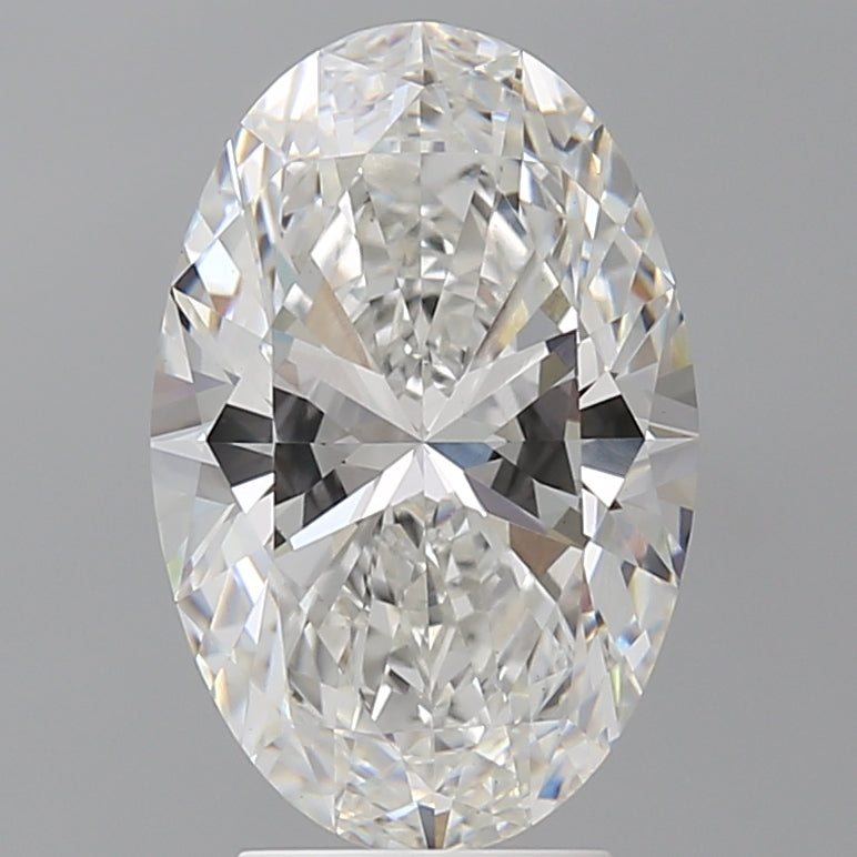 3.91 Carat Oval Shaped, Ideal Cut, E Color, VVS2 Clarity, IGI Certified Lab Grown Diamond