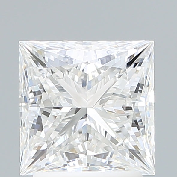 2.45 Carat Princess Shaped, Ideal Cut, E Color, VS1 Clarity, IGI Certified Lab Grown Diamond
