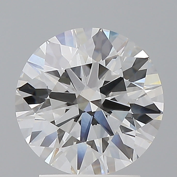 2.50 Carat Round Shaped, Excellent Cut, E Color, VS1 Clarity, IGI Certified Lab Grown Diamond