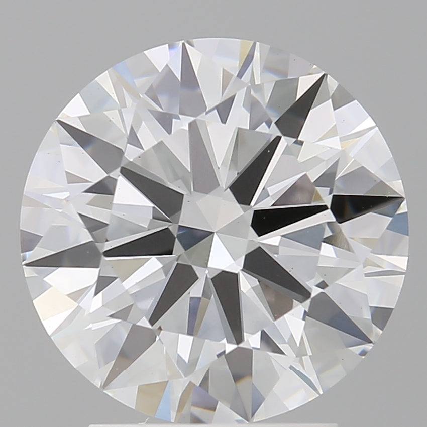 3.05 Carat Round Shaped, Ideal Cut, E Color, VVS2 Clarity, IGI Certified Lab Grown Diamond