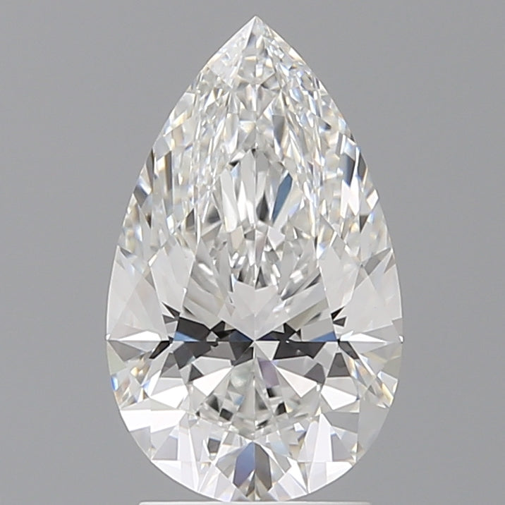 2.52 Carat Pear Shaped, Ideal Cut, E Color, VVS2 Clarity, IGI Certified Lab Grown Diamond