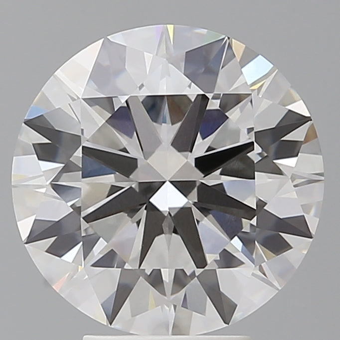 5.02 Carat Round Shaped, Excellent Cut, F Color, VVS2 Clarity, IGI Certified Lab Grown Diamond