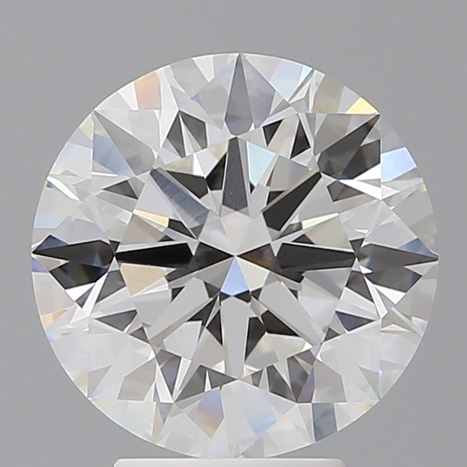 4.53 Carat Round Shaped, Ideal Cut, F Color, VVS2 Clarity, IGI Certified Lab Grown Diamond