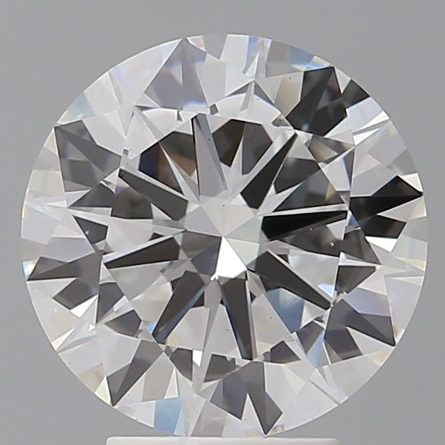 4.09 Carat Round Shaped, Excellent Cut, E Color, VS1 Clarity, IGI Certified Lab Grown Diamond