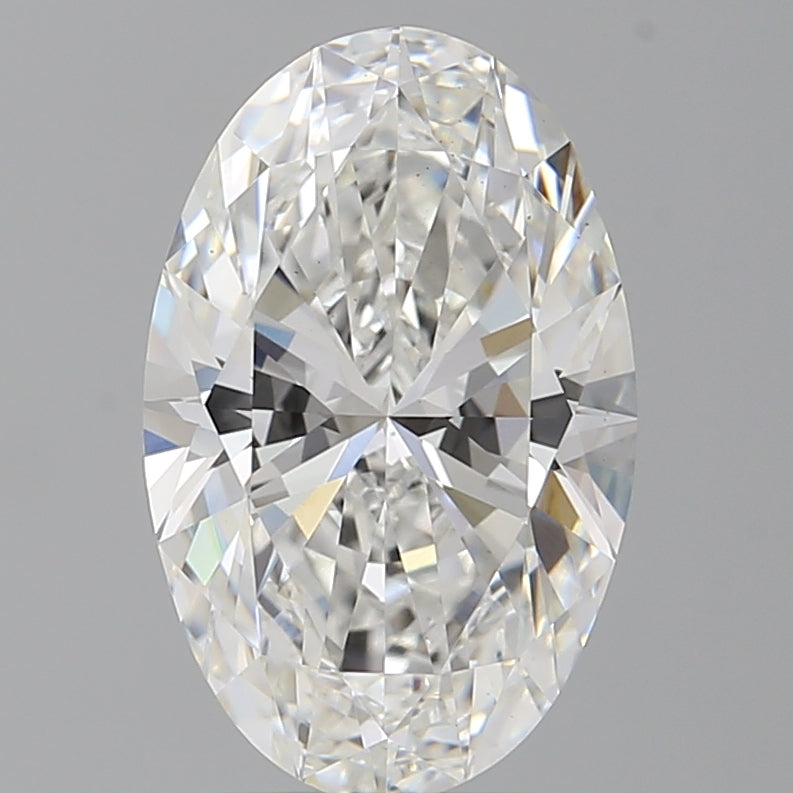 4.07 Carat Oval Shaped, Ideal Cut, E Color, VS2 Clarity, IGI Certified Lab Grown Diamond