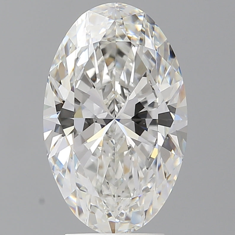 4.09 Carat Oval Shaped, Ideal Cut, E Color, VVS2 Clarity, IGI Certified Lab Grown Diamond