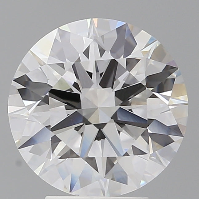 4.07 Carat Round Shaped, Ideal Cut, E Color, VVS2 Clarity, IGI Certified Lab Grown Diamond