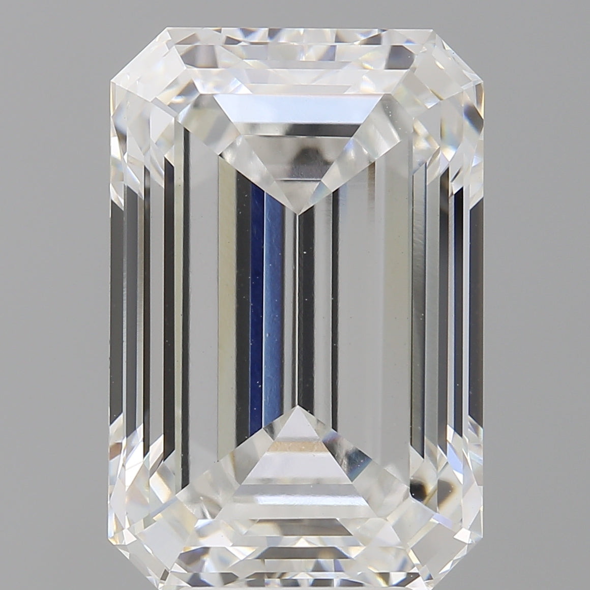 8.05 Carat Emerald Shaped, Ideal Cut, F Color, VVS2 Clarity, IGI Certified Lab Grown Diamond