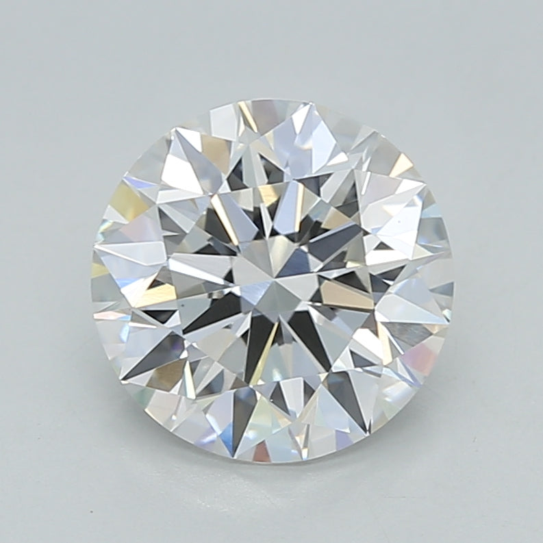 2.05 Carat Round Shaped, Ideal Cut, E Color, VVS2 Clarity, IGI Certified Lab Grown Diamond