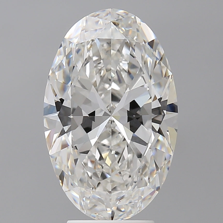 4.59 Carat Oval Shaped, Ideal Cut, F Color, VVS2 Clarity, IGI Certified Lab Grown Diamond