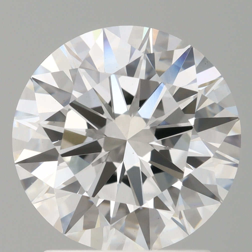 2.00 Carat Round Shaped, Excellent Cut, E Color, VVS2 Clarity, IGI Certified Lab Grown Diamond